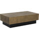 Blakely 50 X 28 inch Antique Brass Coffee Table